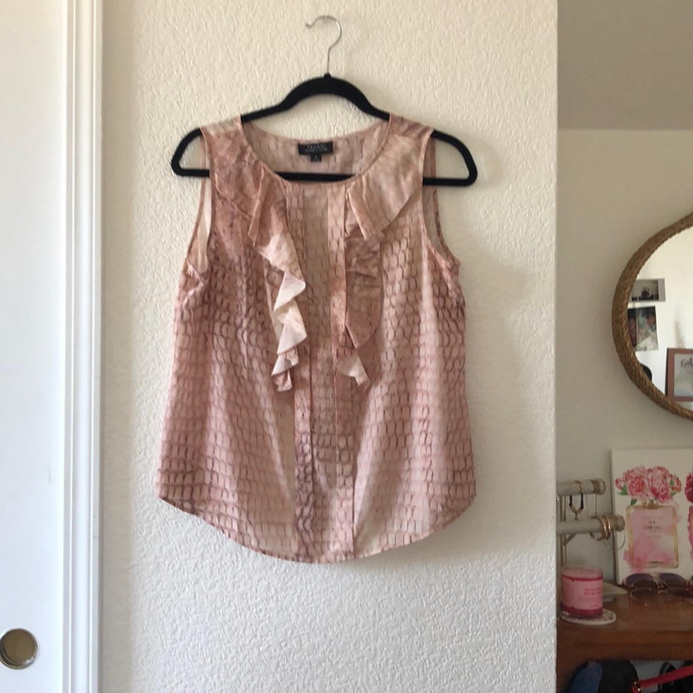 Small Tahari snake print top